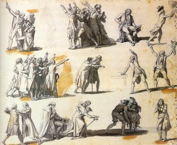  Ram Arte - Diputados haciendo juramentos Neoclasicismo Jacques Louis David